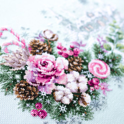 Cross stitch kit  Christmas Sentiment 32 x 22 cm 100-244 MN-100-244