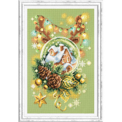 Cross stitch kit  Light Christmas 17 x 27 cm 100-245