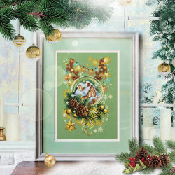Cross stitch kit  Light Christmas 17 x 27 cm 100-245