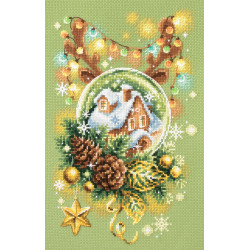Cross stitch kit  Light Christmas 17 x 27 cm 100-245