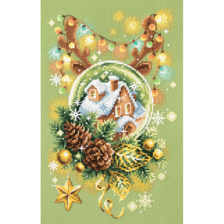 Cross stitch kit  Light Christmas 17 x 27 cm 100-245