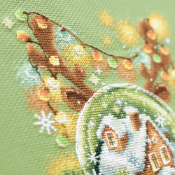 Cross stitch kit  Light Christmas 17 x 27 cm 100-245