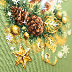Cross stitch kit  Light Christmas 17 x 27 cm 100-245