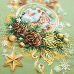 Cross stitch kit  Light Christmas 17 x 27 cm 100-245