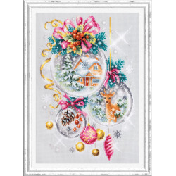 Cross stitch kit  A Christmas Fairy Tale 22 x 32 cm 100-247