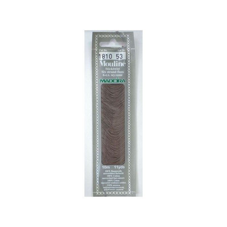 Medvilniniai siuvinėjimo siūlai, 10m M017/1810
