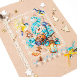 Cross stitch kit  Christmas Treats 17 x 27 cm 100-260
