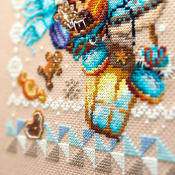 Cross stitch kit  Christmas Treats 17 x 27 cm 100-260