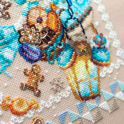 Cross stitch kit  Christmas Treats 17 x 27 cm 100-260