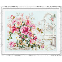 Cross stitch kit  Roses for the Duchess 40 x 30 cm 110-011