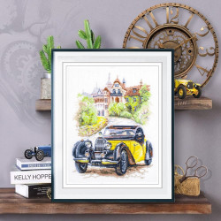 Cross stitch kit  Retro Style. France 16 x 20 cm 110-023
