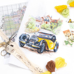 Cross stitch kit  Retro Style. France 16 x 20 cm 110-023