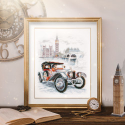 Cross stitch kit  Retro Style. Britain 16 x 20 cm 110-025