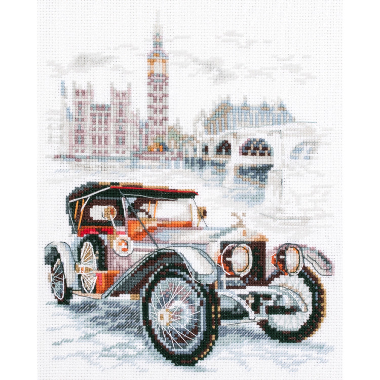 Cross stitch kit  Retro Style. Britain 16 x 20 cm 110-025