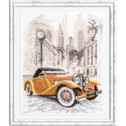 Cross stitch kit  Retro Style. New York 16 x 20 cm 110-026