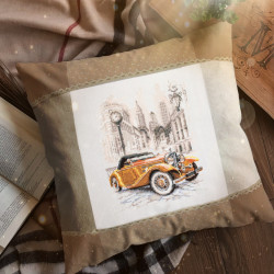 Cross stitch kit  Retro Style. New York 16 x 20 cm 110-026