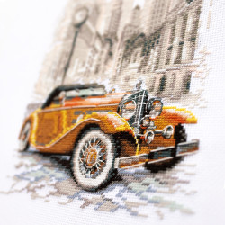 Cross stitch kit  Retro Style. New York 16 x 20 cm 110-026