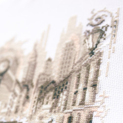 Cross stitch kit  Retro Style. New York 16 x 20 cm 110-026