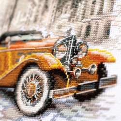 Cross stitch kit  Retro Style. New York 16 x 20 cm 110-026