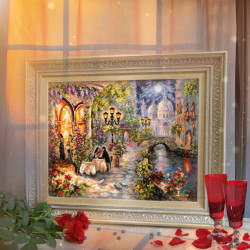Cross stitch kit  Night Rendezvous 40 x 32 cm 110-081