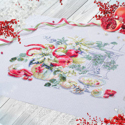 Cross stitch kit  Winter Improvisation 32 x 25 cm 120-011