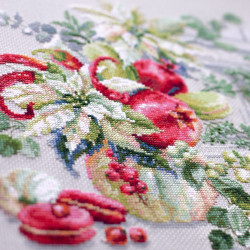 Cross stitch kit  Winter Improvisation 32 x 25 cm 120-011