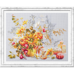 Cross stitch kit  Autumn Improvisation 32 x 25 cm 120-012