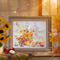 Cross stitch kit  Autumn Improvisation 32 x 25 cm 120-012