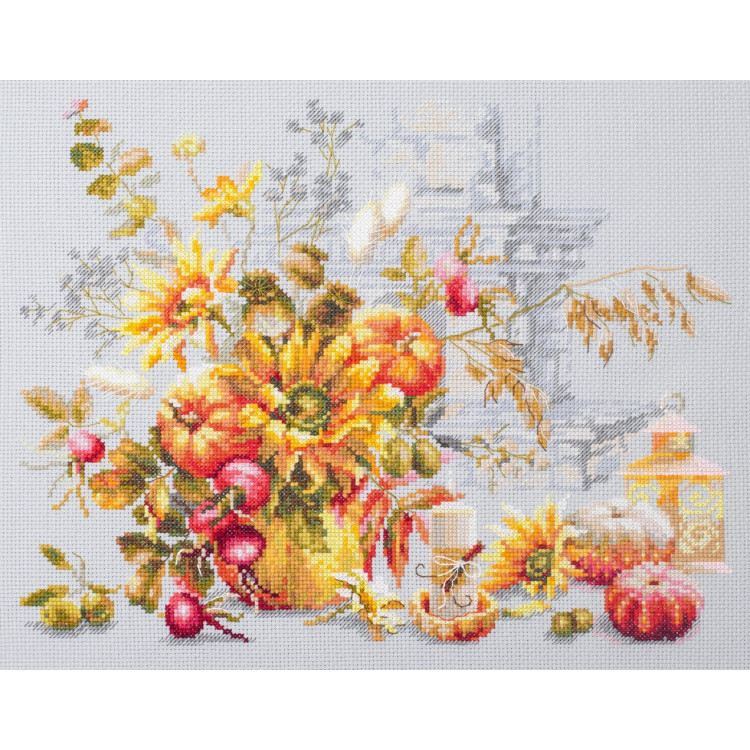 Cross stitch kit  Autumn Improvisation 32 x 25 cm 120-012