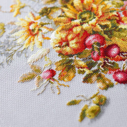 Cross stitch kit  Autumn Improvisation 32 x 25 cm 120-012