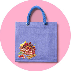Cross stitch kit  Cherry Cake 17 x 17 cm 120-072