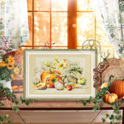 Cross stitch kit  Pumpkin Fest 30 x 20 cm 120-111