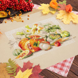 Cross stitch kit  Pumpkin Fest 30 x 20 cm 120-111