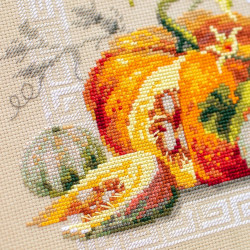 Cross stitch kit  Pumpkin Fest 30 x 20 cm 120-111