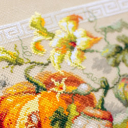 Cross stitch kit  Pumpkin Fest 30 x 20 cm 120-111