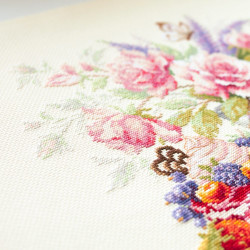 Cross stitch kit  A cup of coffee? 40 x 28 cm 120-203