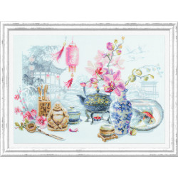 Cross stitch kit  Oriental Serenity 40 x 30 cm 120-300