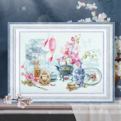 Cross stitch kit  Oriental Serenity 40 x 30 cm 120-300