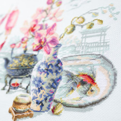 Cross stitch kit  Oriental Serenity 40 x 30 cm 120-300