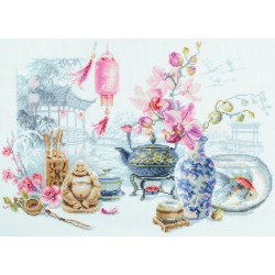 Cross stitch kit  Oriental Serenity 40 x 30 cm 120-300