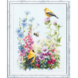 Cross stitch kit  Summer song 31 x 40 cm 130-031
