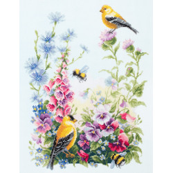 Cross stitch kit  Summer song 31 x 40 cm 130-031