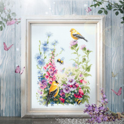 Cross stitch kit  Summer song 31 x 40 cm 130-031