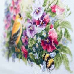 Cross stitch kit  Summer song 31 x 40 cm 130-031