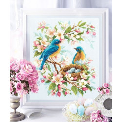 Cross stitch kit  Spring Song 21 x 27 cm 130-041