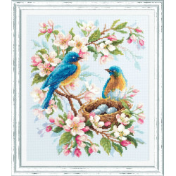 Cross stitch kit  Spring Song 21 x 27 cm 130-041