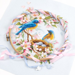 Cross stitch kit  Spring Song 21 x 27 cm 130-041