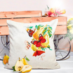Cross stitch kit  Butterflies and Pears 21 x 27 cm 130-051