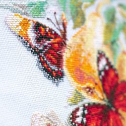 Cross stitch kit  Butterflies and Pears 21 x 27 cm 130-051