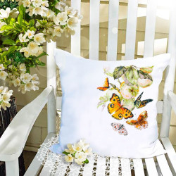 Cross stitch kit  Butterflies and Apples 21 x 27 cm 130-052
